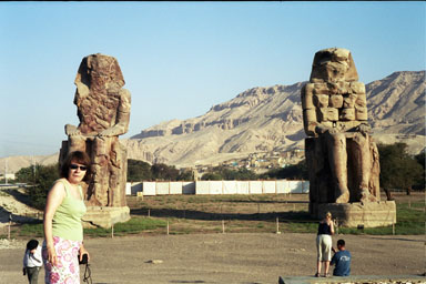 Thbes ouest les Colosses de Memnon 